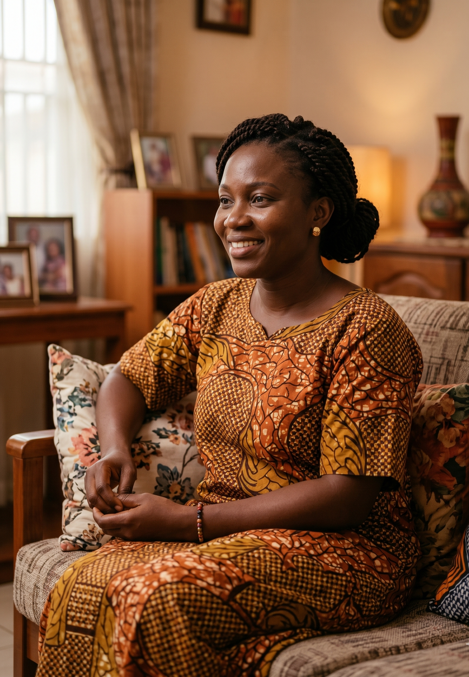 Adaeze at home